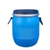 Recipiente de 20 litros com tampa larga e alças, reutilizável