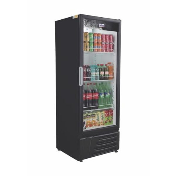 Refrigerador Expositor Vertical Frilux 410 Litros Preto Porta de Vidro 127V RF-004