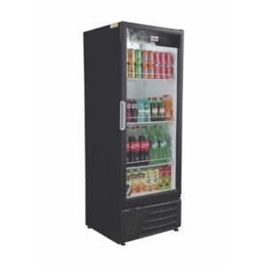 Refrigerador Expositor Vertical Frilux 410 Litros Preto Porta de Vidro 220V RF-004