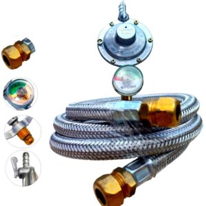 registro gás cozinha regulador mangueira dako dako 1,2metros