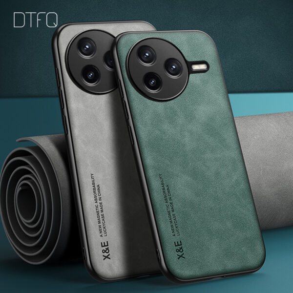 Retrô Capinha De Celular Capa De Couro De Luxo para POCO F7 Pro / POCO F7 / POCO F7 Ultra