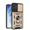 RKINC Capa para Samsung Galaxy A54 5G com capa deslizante para câmera e anel giratório com suporte de grau militar à prova de choque com suporte magnético para carro, dourado