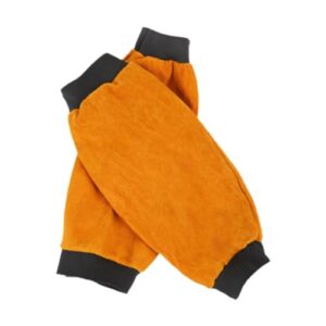 RNXRZANK Conjunto de 2 Mangas de Proteção Contra Suor em PU, Ideais para Jardinagem E Atividades Industriais Ao Ar Livre. Proteção Multifuncional E Portátil Pa, Amarelo, Tamanho real