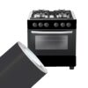 Rolo Adesivo Preto fosco Vinil Geladeira Rack Fogão 5m X 50cm