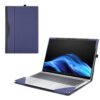 RUNMEIJIA Capa de laptop para HP OmniBook 5 de 14 polegadas [não compatível com nenhum outro modelo] 2 em 1 destacável couro PU capa protetora para notebook bolsa para computador (azul)