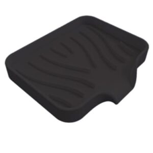 Saboneteiras de silicone para banheiro com bico de drenagem - organizador de pia de banheiro e cozinha, suporte de esponja, bandeja de sabonete, perfeito para dispensador, esfregão, garrafa, copo na