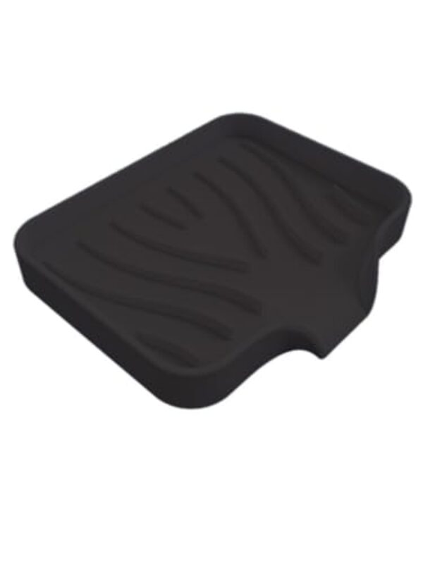 Saboneteiras de silicone para banheiro com bico de drenagem - organizador de pia de banheiro e cozinha, suporte de esponja, bandeja de sabonete, perfeito para dispensador, esfregão, garrafa, copo na