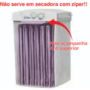 Saco Compatível com a Secadora Mueller Solaris Plástico PVC - Não serve Mueller Sun