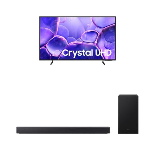 Samsung Combo Smart TV 43" UHD 4K U8100F + Soundbar Samsung HW-B450F