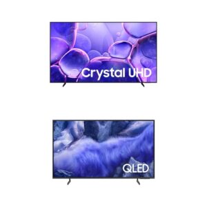 Samsung Combo Smart TV 85" UHD 4K U8100F + Samsung Vision AI TV 43" QLED Ultra 4K QEF1