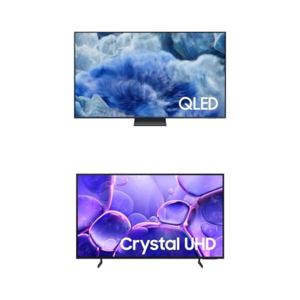 Samsung Combo Vision AI TV 55" QLED Ultra 4K Q8F + Samsung Smart TV 43" UHD 4K U8100F