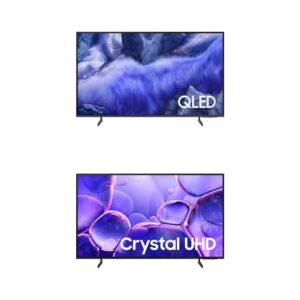 Samsung Combo Vision AI TV 55" QLED Ultra 4K QEF1 + Samsung Smart TV 43" UHD 4K U8100F
