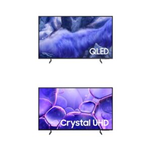 Samsung Combo Vision AI TV 55" QLED Ultra 4K QEF1 + Samsung Smart TV 50" UHD 4K U8100F