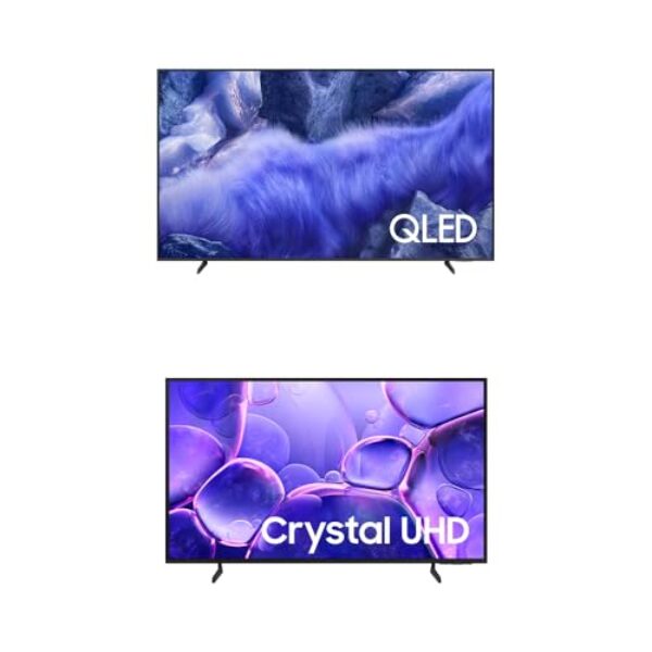 Samsung Combo Vision AI TV 75" QLED Ultra 4K QEF1 + Samsung Smart TV 50" UHD 4K U8100F