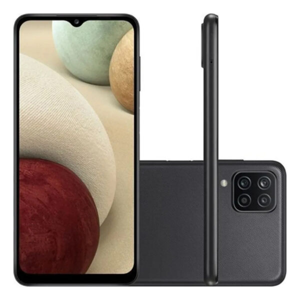 Samsung Galaxy A12 Usado Dual Chip 64GB Preto 4GB RAM SM-A125M/DS Ler Descrição