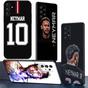 Samsung Galaxy A22 4G A22 5G A32 4G A32 5G A42 5G A23 5G A33 5G A53 5G A73 5G Capa Flexível De Celular TPU De Silicone FM153 Brasil Team Neymar Arte Design 2