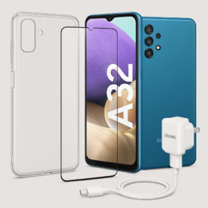 Samsung Galaxy A32 AZUL 128GB Usado- Excelente ACOMPANHA CAPA CARREGADOR E PELICULA