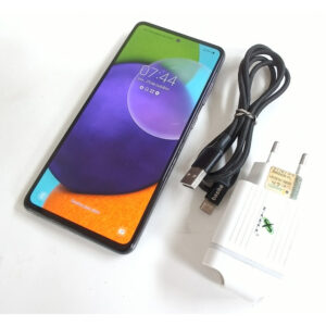 Samsung Galaxy A52 128gb Preto Amoled + Carregador + Cabo