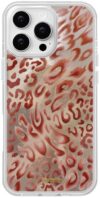 SCORPIFY Capa para iPhone 16 Pro Max [compatível com MagSafe] com estampa de leopardo de cobre Mirage e textura de prata líquida, capa de telefone magnética fofa para mulheres, meninas e homens