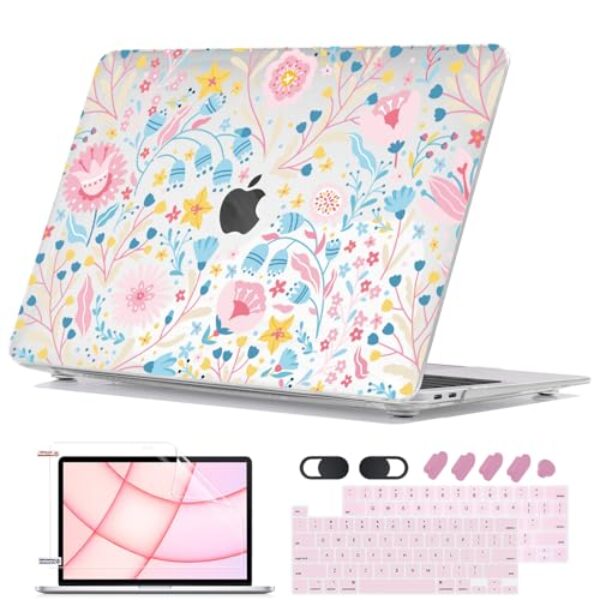 Seanai Capa para MacBook Pro 13 polegadas modelo M2 M1 A2338 A2251 A2289 A2159 A1989 A1706 lançado em 2023-2016, capa rígida de plástico padrão para Mac Pro 13 polegadas Touch Bar serve para Touch ID