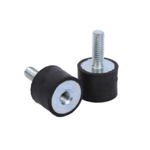 Semme Suportes de Borracha, Isolador Antivibração de Amortecedor para Compressores de Ar, Motores, Bombas de água, Com Pinos Roscados M6 M8, Suportes de Isolamento de Vibração (VD20*15 M6*18)