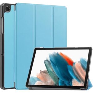 SFFINE Capa para Samsung Galaxy Tab A11 Plus 2025/A9 Plus 2023 de 11 polegadas, capa protetora de três dobras para tablet Galaxy Tab A11+/A9+, despertar/hibernar automaticamente (azul claro)