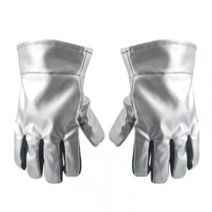 shamjina Luvas de Soldagem Resistentes Ao Calor para Homens E Mulheres, Luvas de Alumínio para Forno E Cozinha.