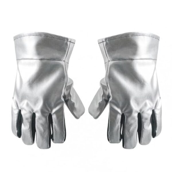 shamjina Luvas de Soldagem Resistentes Ao Calor para Homens E Mulheres, Luvas de Alumínio para Forno E Cozinha.