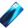 SHOWGOOD Capa traseira para Motorola Moto G100 XT2125 capa de bateria capa traseira peças de reposição + adesivo adesivo (azul)