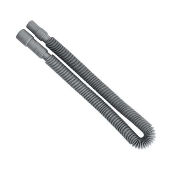 Sifão Tubo Extensivo 2,20m para Máquina de Lavar Roupa e Lava Louça - Plástico Cinza
