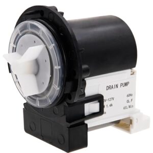 Siwdoy WM2010CW Bomba de drenagem compatível com máquinas de lavar roupa LG WM1388HW WM1812CW WM1814CW WM1377HW WM0532HW WM2032HW WM2075CW WM1815CS WM0742HGA