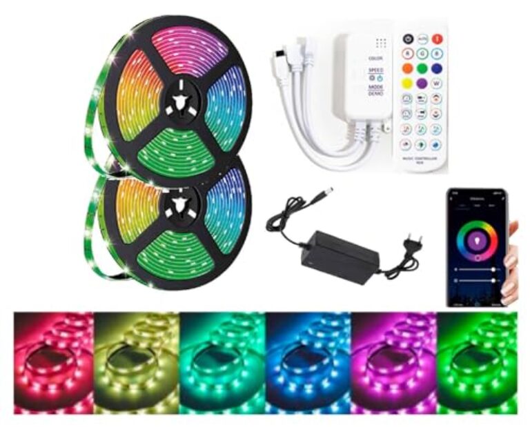Smart Fita de LED 5050 10 METROS BLUETOOTH Ritmica Musical para decoração de SANCA Quarto TV