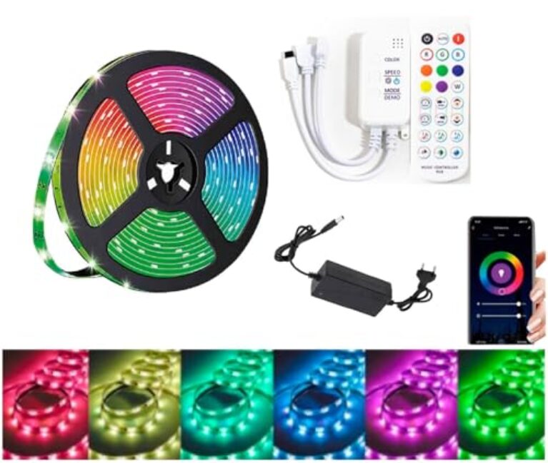 Smart Fita de LED 5050 5 METROS BLUETOOTH Ritmica Musical para decoração de SANCA Quarto TV
