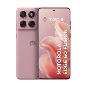Smartphone Motorola Edge 60 Fusion 5G - 256GB 16GB (8GB RAM+8GB Ram Boost) 50MP Sony AI Camera IP68 NFC - Rosa