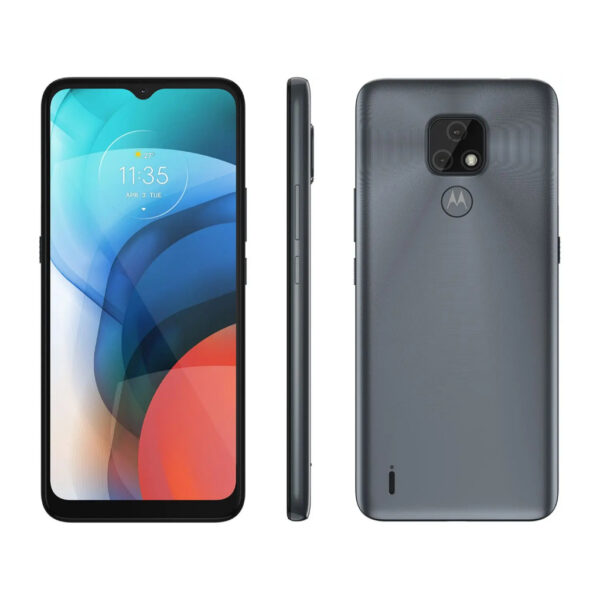 Smartphone Motorola Moto E7 64gb 4gb Ram 6.5 Cinza-metálico