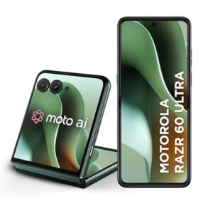 Smartphone Motorola Razr 60 Ultra - 1TB 32GB (16GB RAM+16GB Ram Boost) Snapdragon 8 Elite Tela dobrável 7" e externa 4” Moto AI 50MP camera - Verde