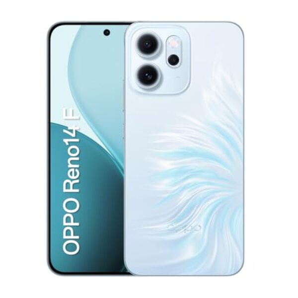 Smartphone OPPO RENO 14 F 5G 256GB 12GB RAM Câmera 50MP IP69 AMOLED 6.57" AZUL