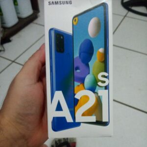 Smartphone Samsung Galaxy A21s 64GB Azul 4G - 6GB RAM 6,5” Câm. Quádrupla + Selfie