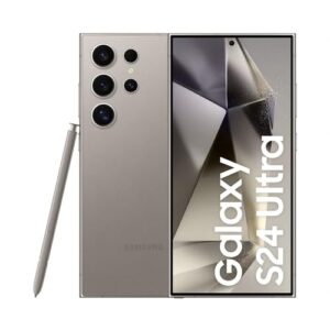 Smartphone Samsung Galaxy S24 Ultra, Galaxy AI, Selfie de 12MP, Tela de 6.8" 1-120Hz, 512GB, 12GB RAM - Titânio Cinza (Recondicionado)