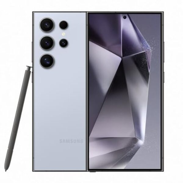 Smartphone Samsung Galaxy S24 Ultra, Galaxy AI, Selfie de 12MP, Tela de 6.8" 1-120Hz, 256GB, 12GB RAM - Azul (Recondicionado)