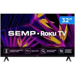 Smart TV 32" HD LED Semp 32R6610 Wi-Fi 3 HDMI 1 USB