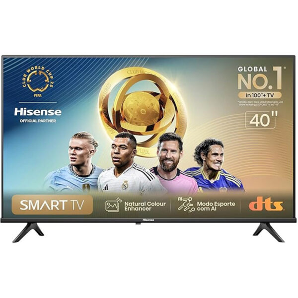 Smart TV 40 Hisense Full HD DLED VIDAA DTS-HD Dolby Audio