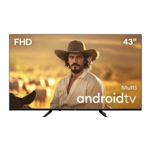 Smart TV 43” Multi DLED Android TV 3 HDMI 2 USB Full HD - TL066M