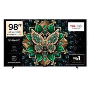 Smart TV 4K TCL QD-Mini LED 98” Polegadas com HDMI 2.1, Dolby Vision IQ, Subwoofer, 144Hz VRR e Wi-Fi - 98C6K