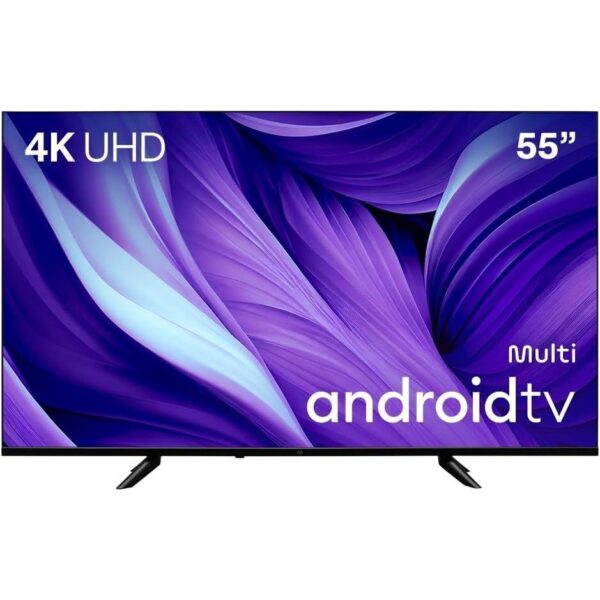 Smart TV 55” 4K UHD LED Multilaser TL061M com Android TV