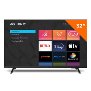 Smart TV AOC 32 polegadas HD LED, HDMI, USB, 32S5135/78G