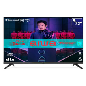 Smart TV Led HD 32 Polegadas Aiwa Netflix Bluetooth PlayStore HDMI USB RF ISTB APPS