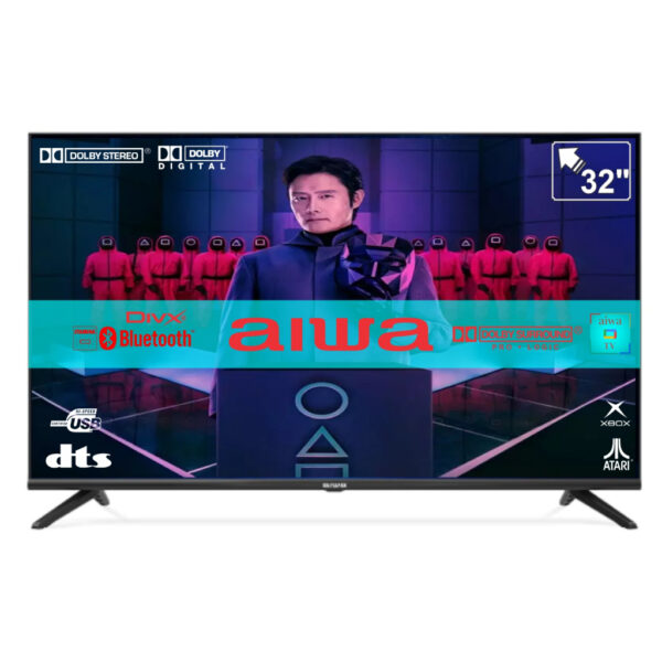 Smart TV Led HD 32 Polegadas Aiwa Netflix Bluetooth PlayStore HDMI USB RF ISTB APPS