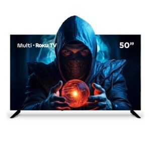 Smart TV Multi 50 polegadas 4K Roku Wi-Fi 4K HDR Dolby Audio 4 HDMI 2 USB Alexa e Google Home TL059M
