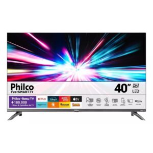Smart TV Philco PTV40M9GR2CGB LED 40" Full HD Roku TV Cinza